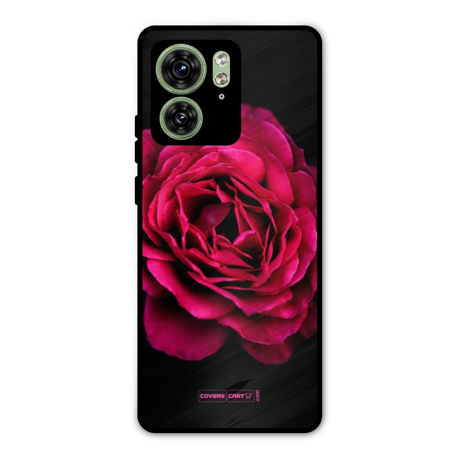 Magical Rose Metal Back Case for Motorola Edge 40 5G