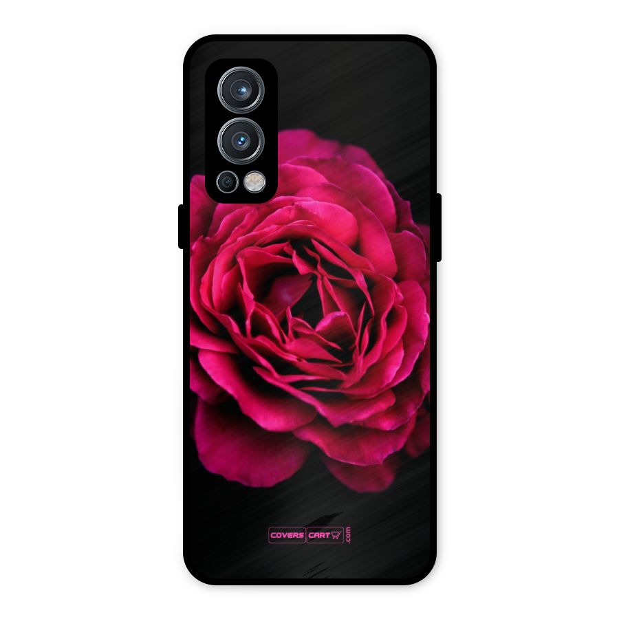 Magical Rose Metal Back Case for OnePlus Nord 2 5G
