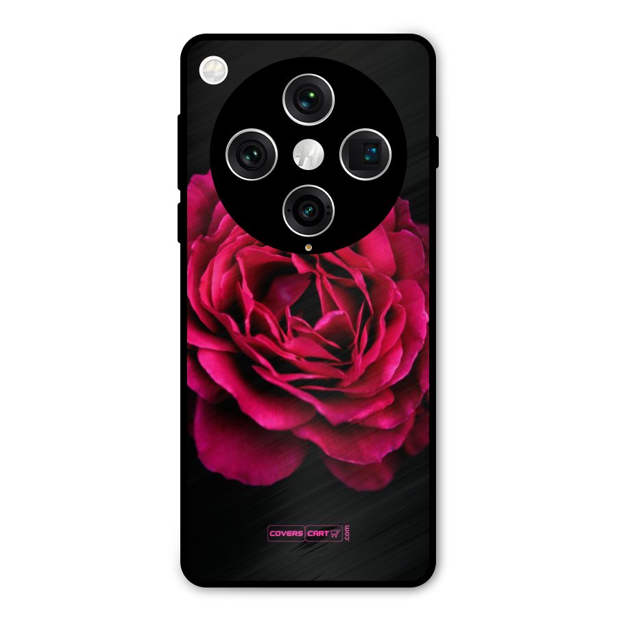 Magical Rose Metal Back Case for Oppo Find X8 Pro