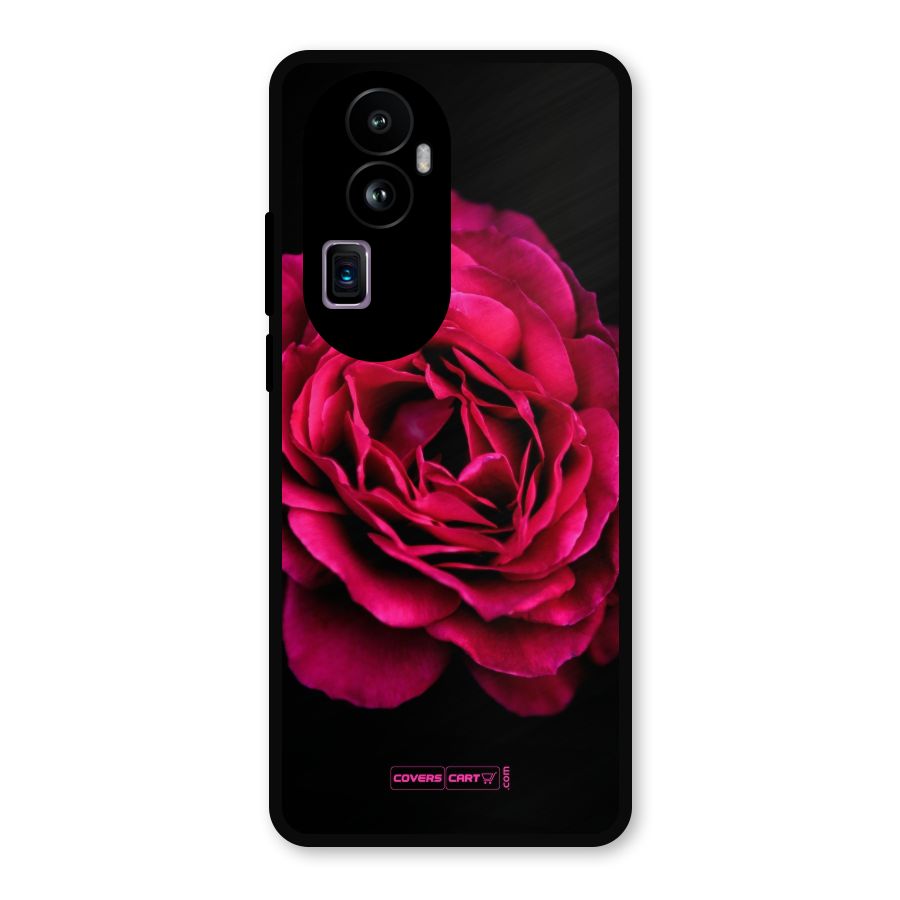 Magical Rose Metal Back Case for Oppo Reno10 Pro Plus