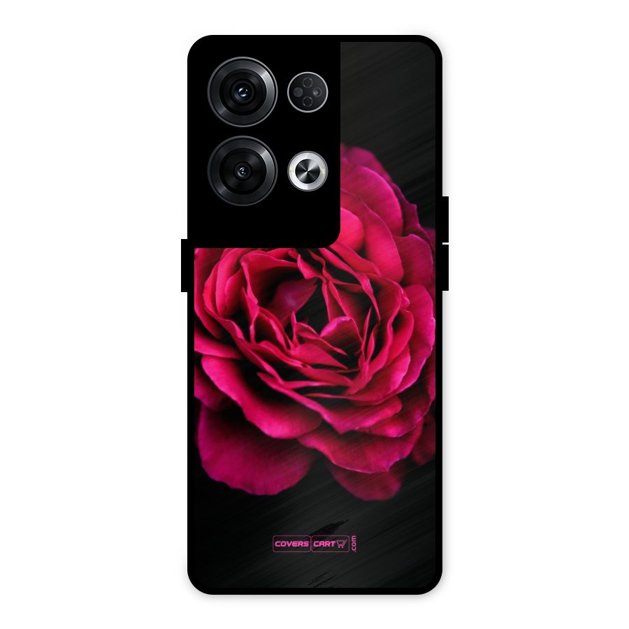 Magical Rose Metal Back Case for Oppo Reno8 Pro 5G