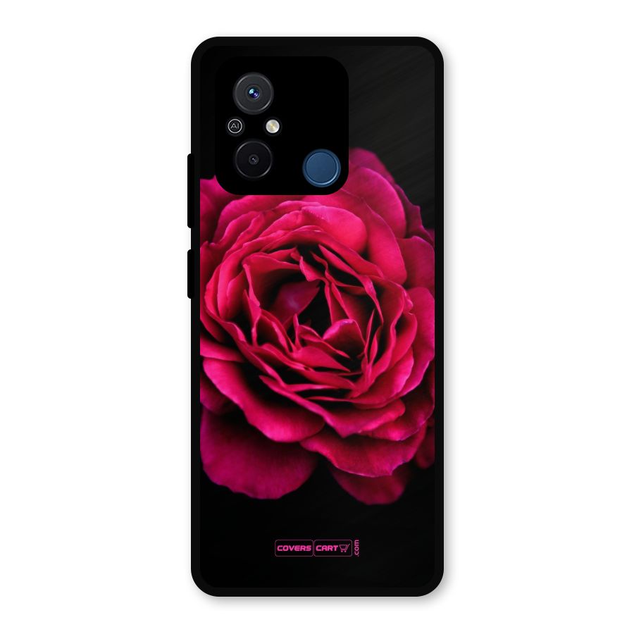 Magical Rose Metal Back Case for Poco C55
