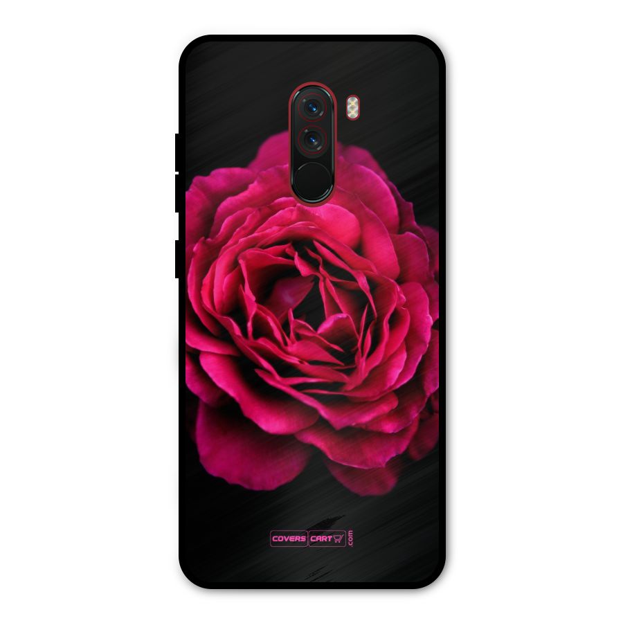 Magical Rose Metal Back Case for Poco F1