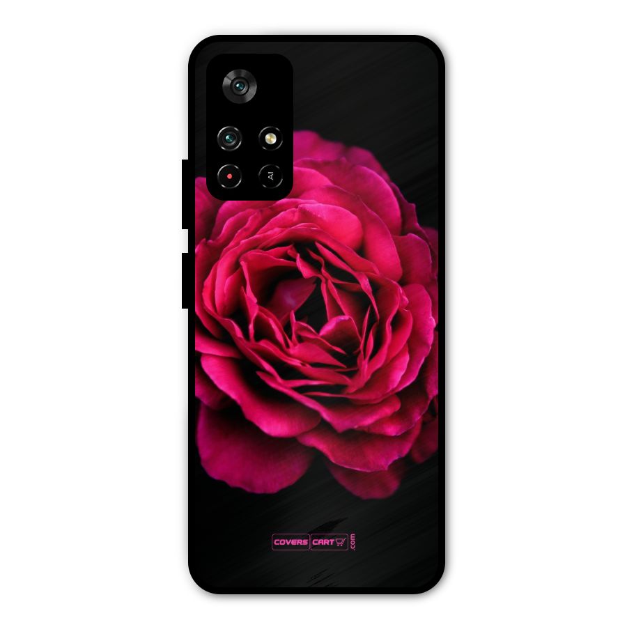 Magical Rose Metal Back Case for Poco M4 Pro 5G