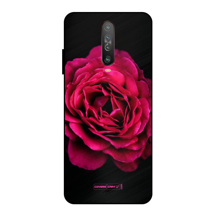 Magical Rose Metal Back Case for Poco X2