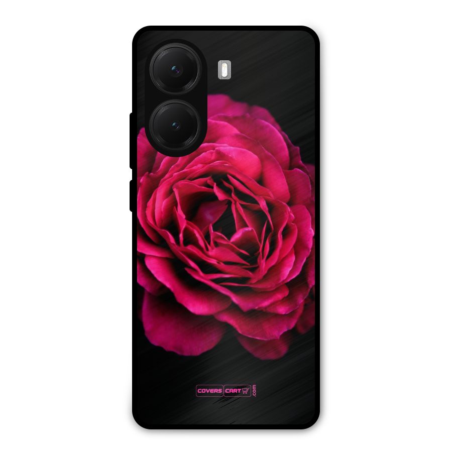 Magical Rose Metal Back Case for Poco X7 Pro