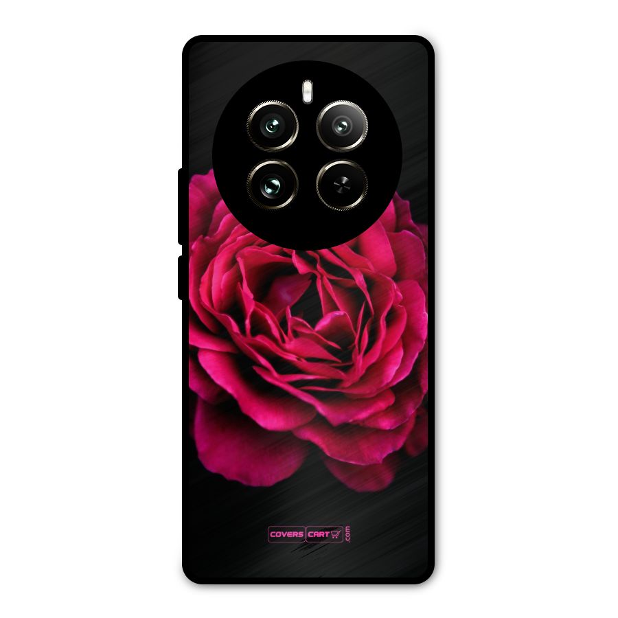 Magical Rose Metal Back Case for Realme 12 Pro