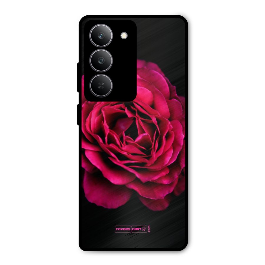 Magical Rose Metal Back Case for Realme 14x