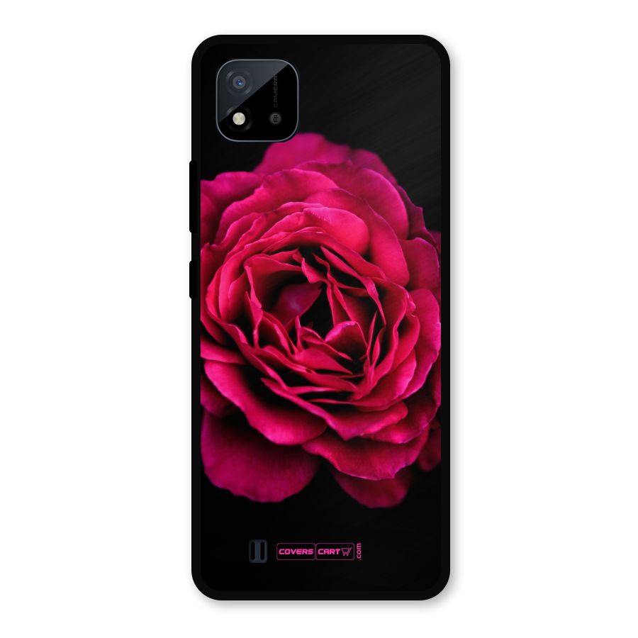 Magical Rose Metal Back Case for Realme C11 2021