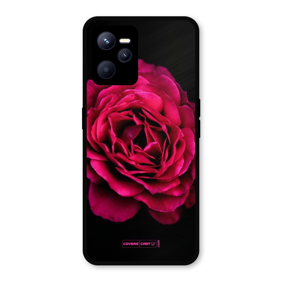 Magical Rose Metal Back Case for Realme C35