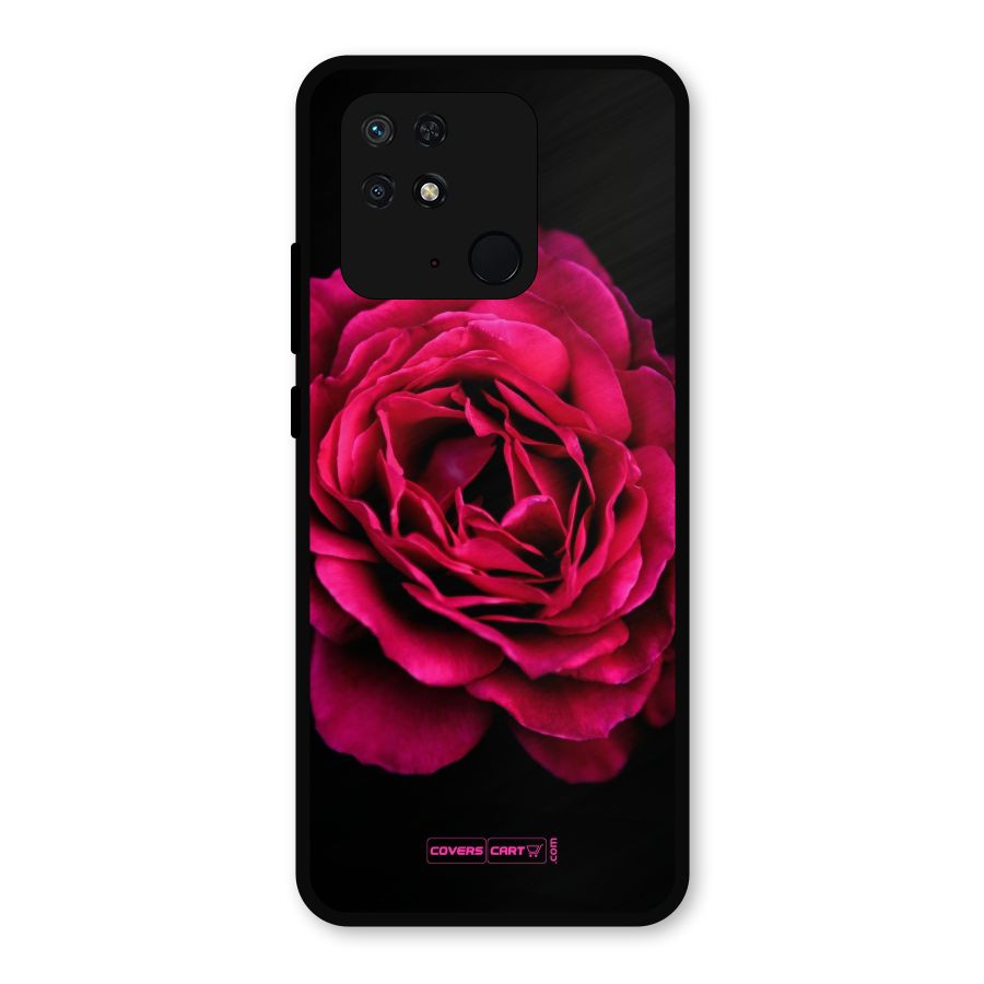 Magical Rose Metal Back Case for Redmi 10