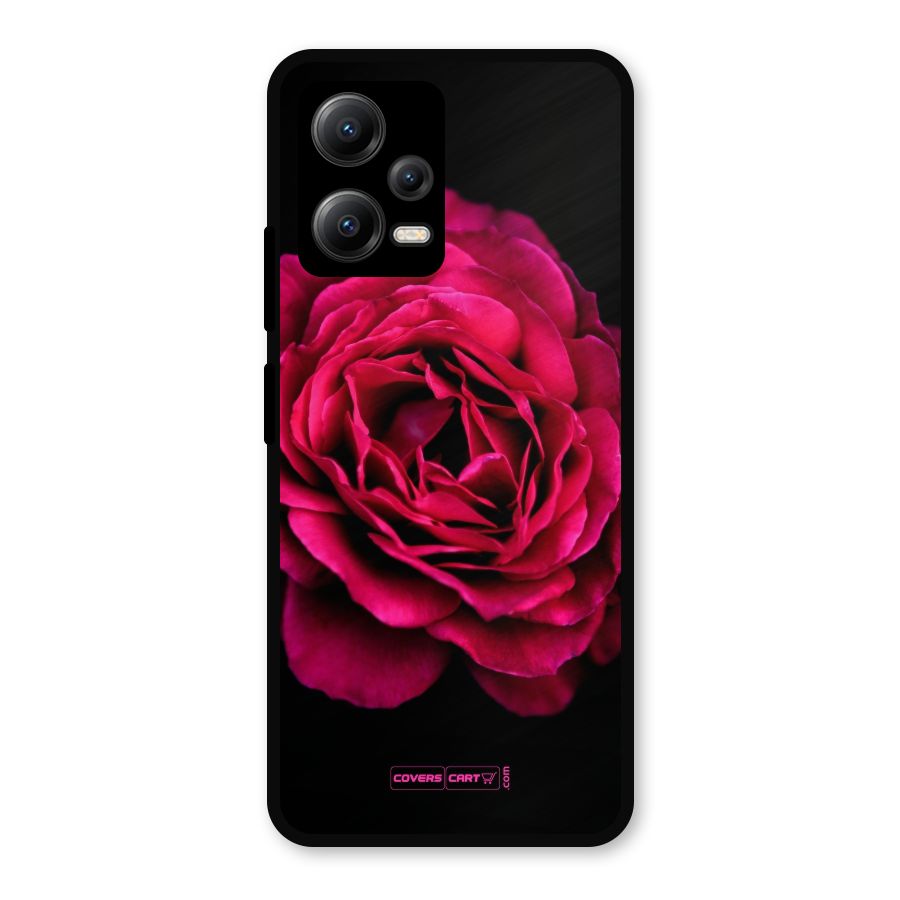Magical Rose Metal Back Case for Redmi Note 12 5G