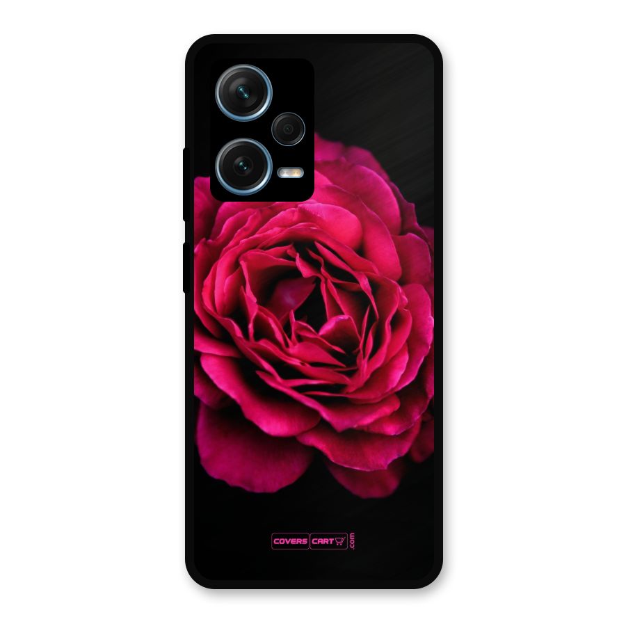Magical Rose Metal Back Case for Redmi Note 12 Pro Plus 5G