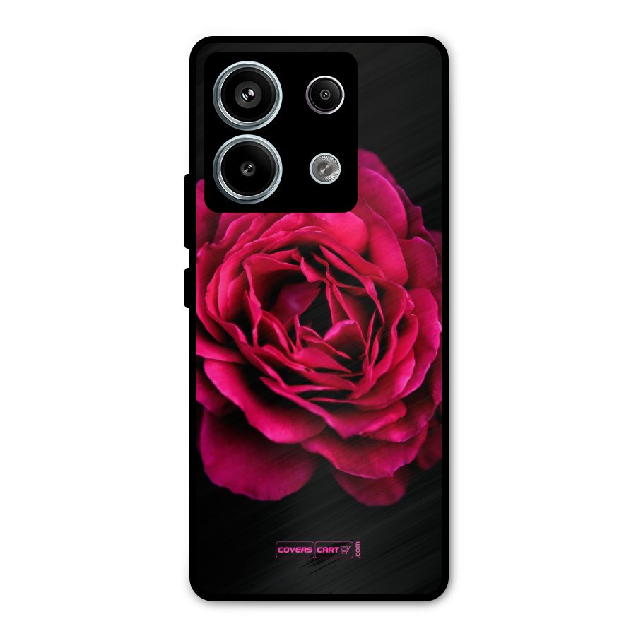 Magical Rose Metal Back Case for Redmi Note 13 Pro 5G