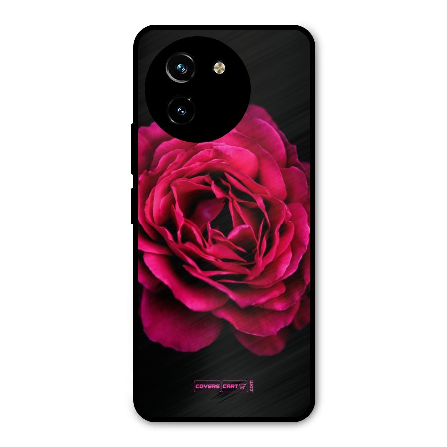 Magical Rose Metal Back Case for Vivo T3x