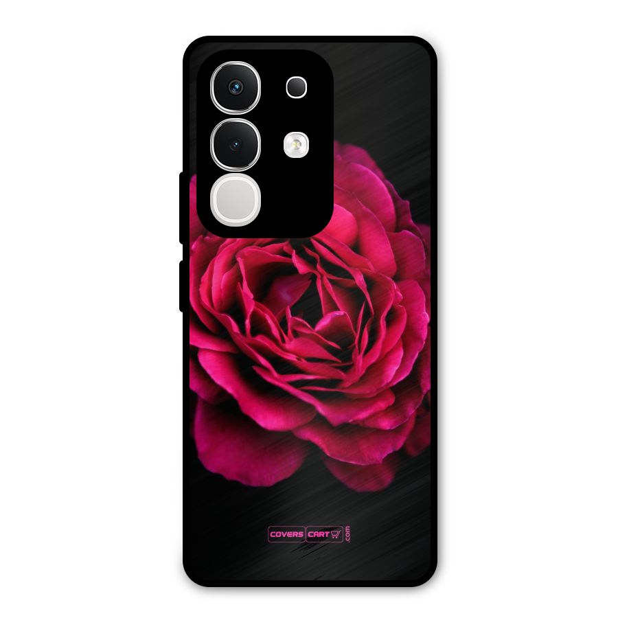 Magical Rose Metal Back Case for Vivo T4x