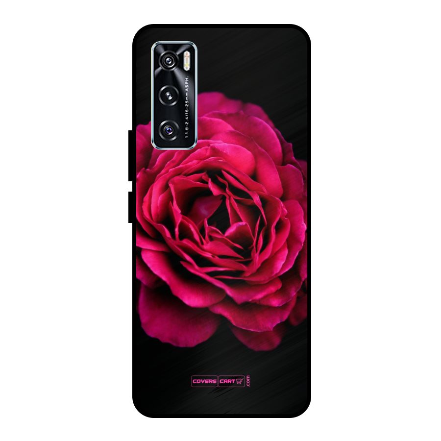 Magical Rose Metal Back Case for Vivo V20 SE