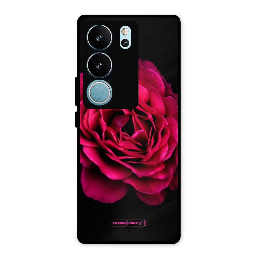 Magical Rose Metal Back Case for Vivo V29