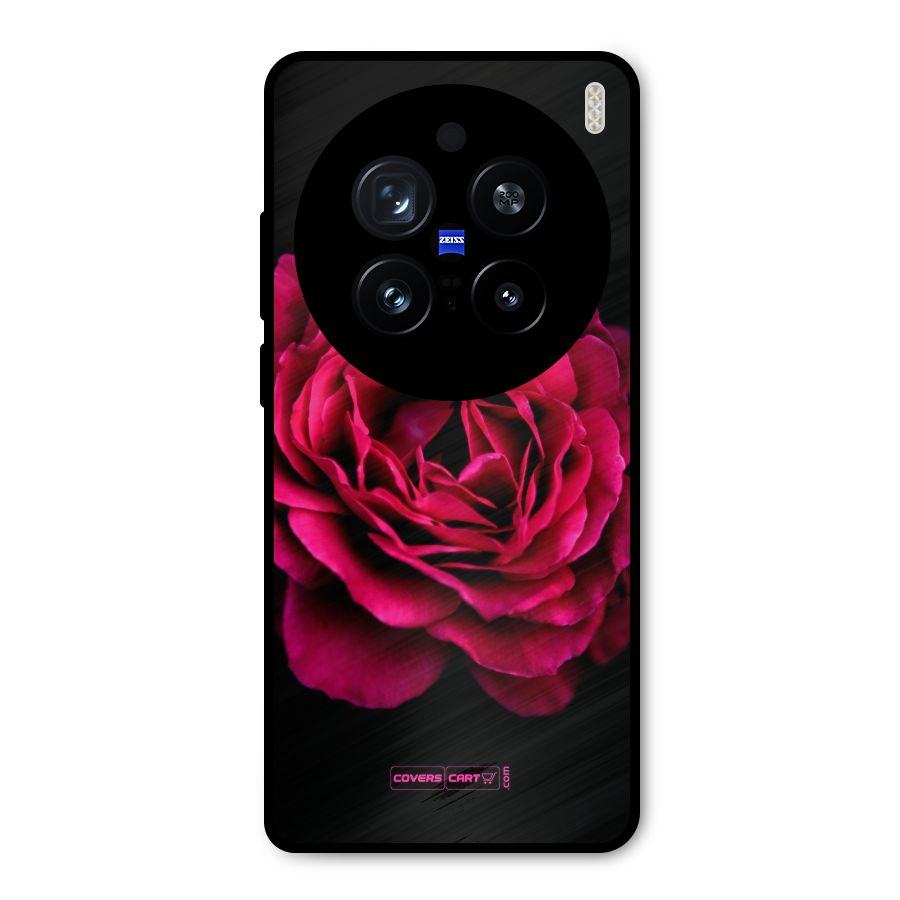 Magical Rose Metal Back Case for Vivo X200 Pro