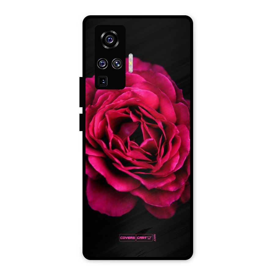Magical Rose Metal Back Case for Vivo X50 Pro
