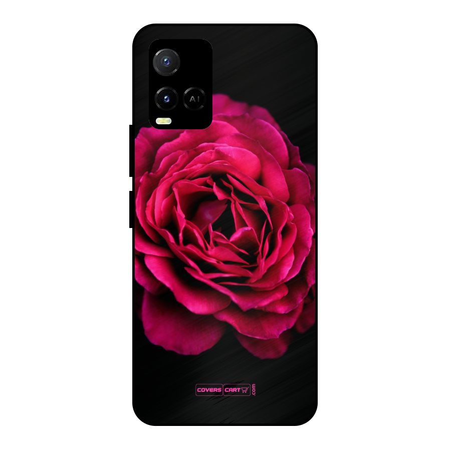 Magical Rose Metal Back Case for Vivo Y21