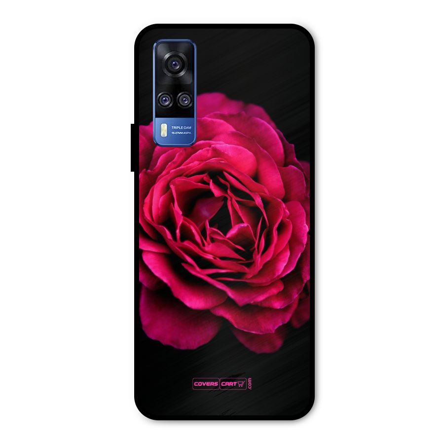 Magical Rose Metal Back Case for Vivo Y31