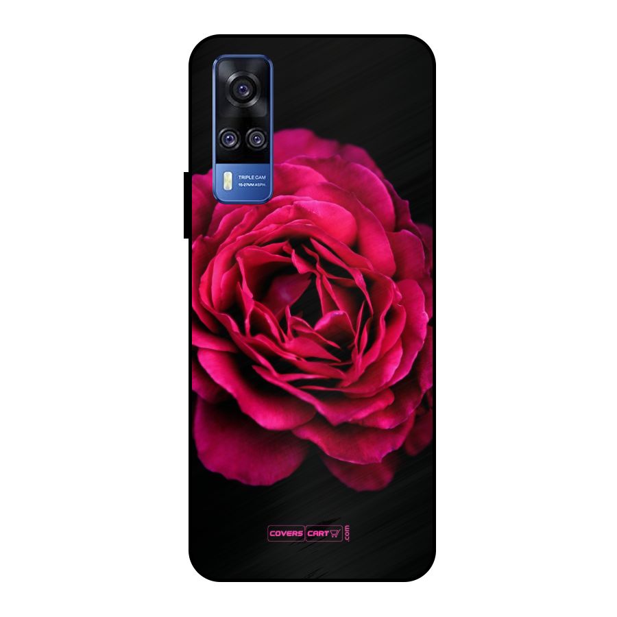 Magical Rose Metal Back Case for Vivo Y51