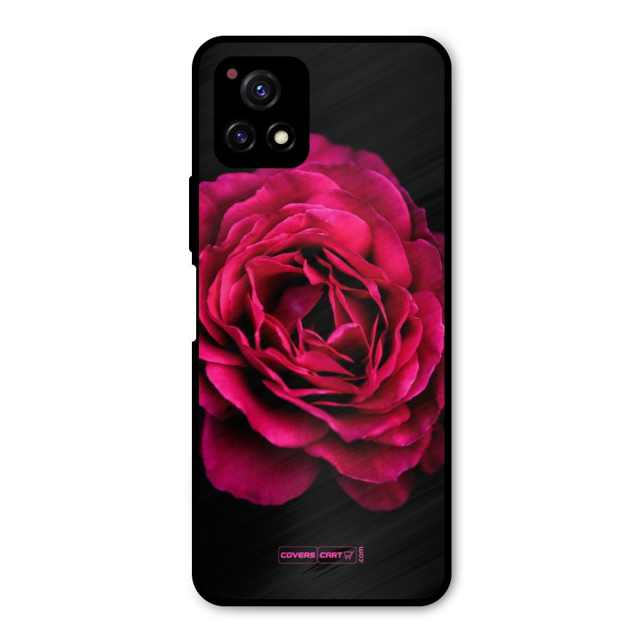 Magical Rose Metal Back Case for Vivo Y72 5G