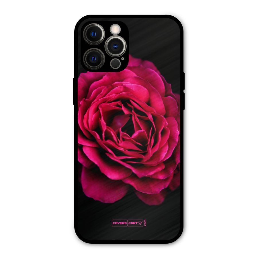 Magical Rose Metal Back Case for iPhone 12 Pro Max