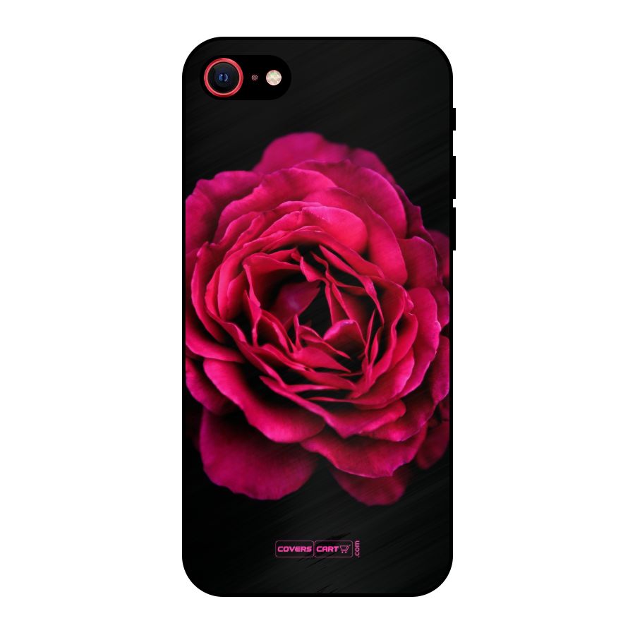 Magical Rose Metal Back Case for iPhone 8
