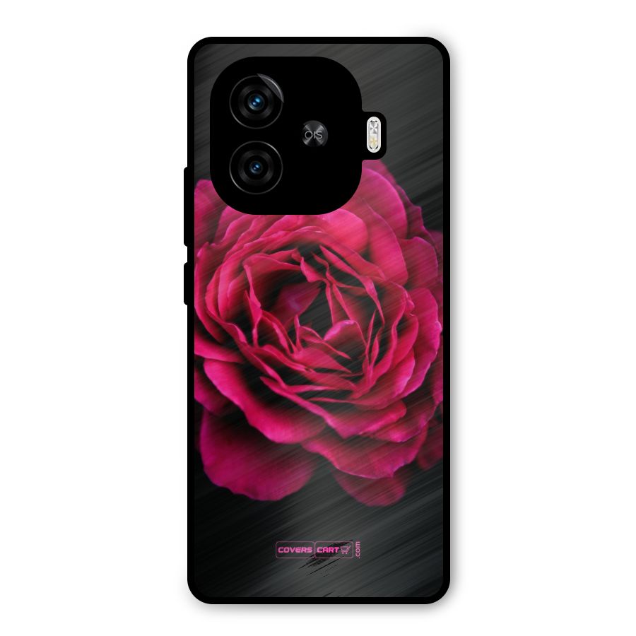 Magical Rose Metal Back Case for iQOO Z9 Turbo