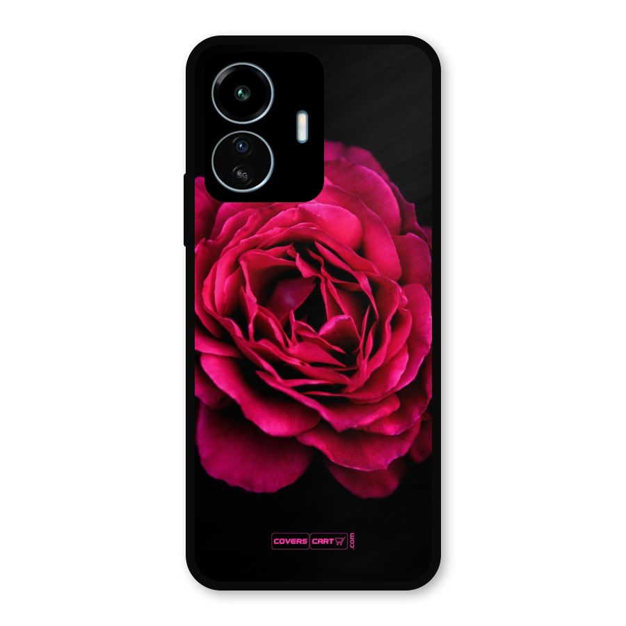 Magical Rose Metal Back Case for vivo iQOO Z6 Lite 5G