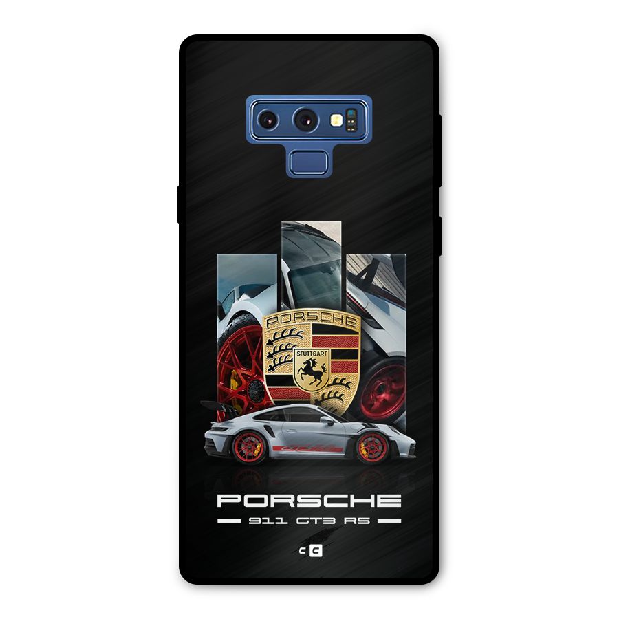 Magnificent Supercar Metal Back Case for Galaxy Note 9
