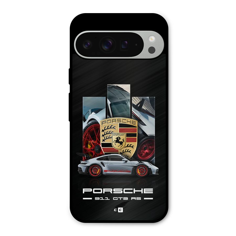 Magnificent Supercar Metal Back Case for Google Pixel 9 Pro XL