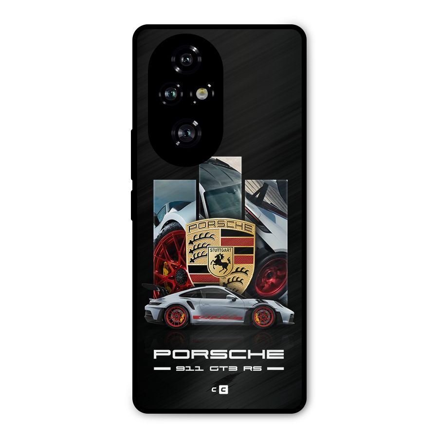 Magnificent Supercar Metal Back Case for Honor 200 Pro