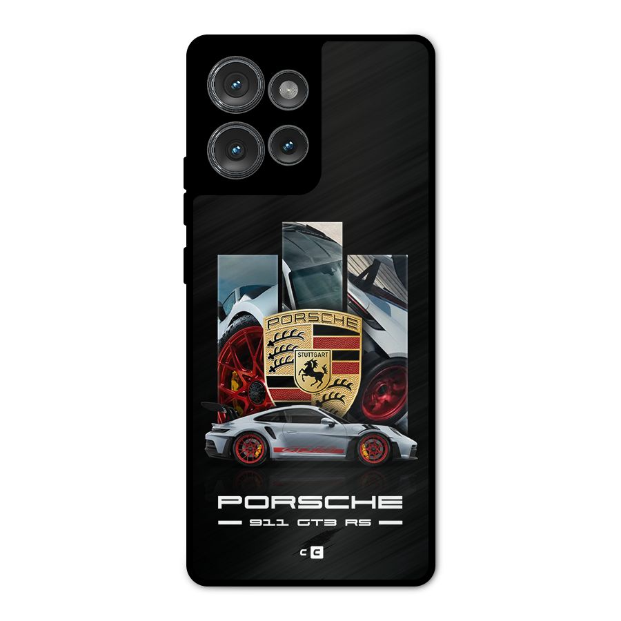 Magnificent Supercar Metal Back Case for Motorola Edge 50