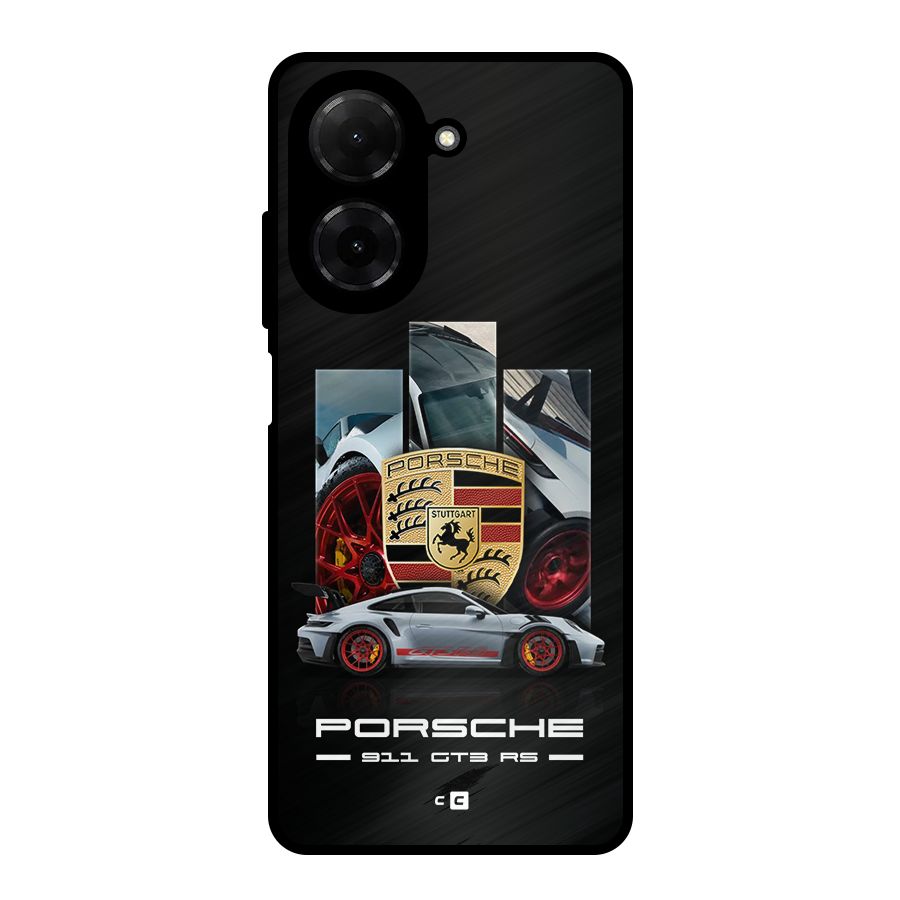 Magnificent Supercar Metal Back Case for Redmi A5 4G