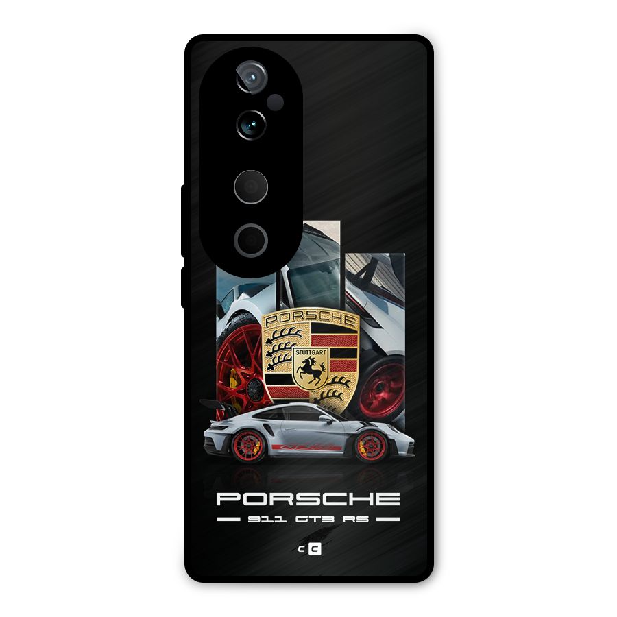 Magnificent Supercar Metal Back Case for Vivo T3 Ultra