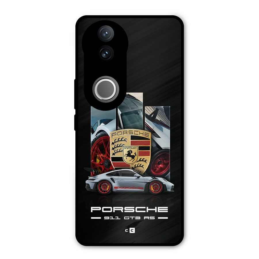 Magnificent Supercar Metal Back Case for Vivo V50e