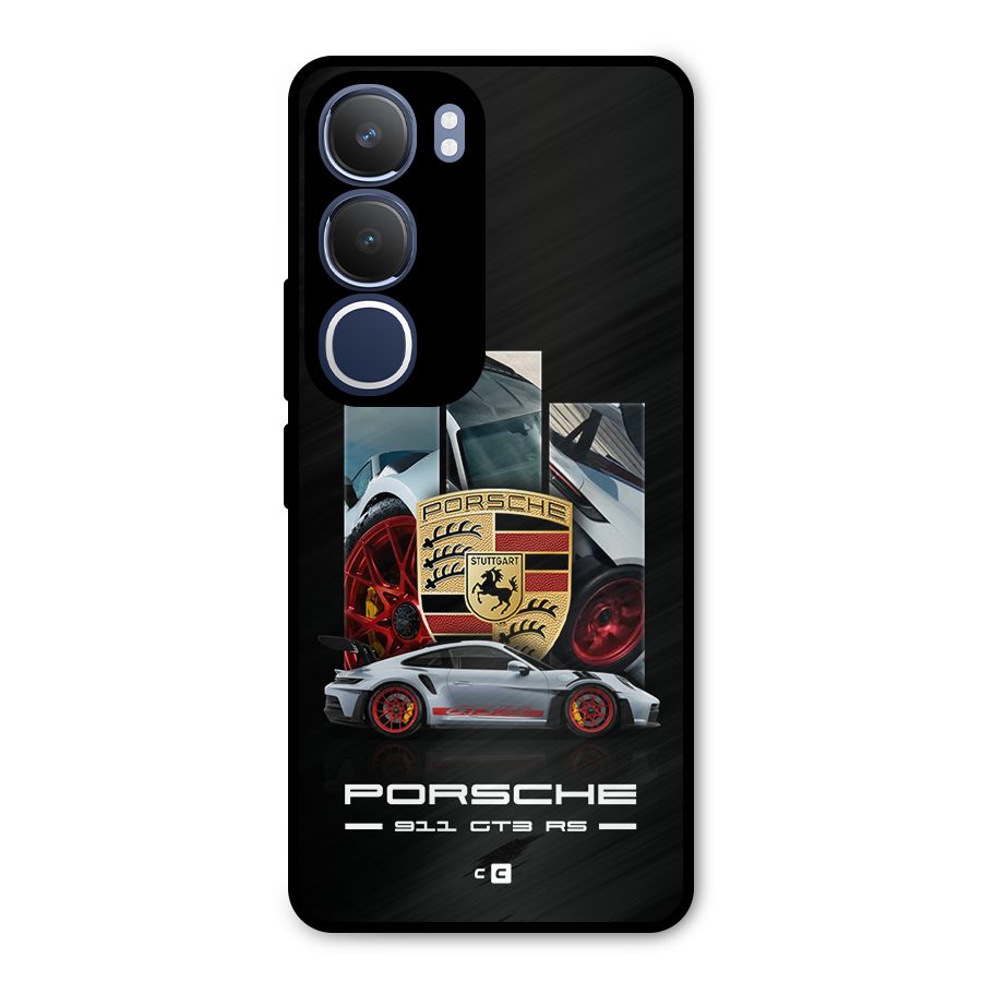 Magnificent Supercar Metal Back Case for Vivo Y29