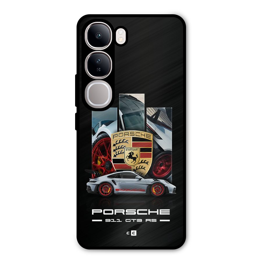 Magnificent Supercar Metal Back Case for Vivo Y300