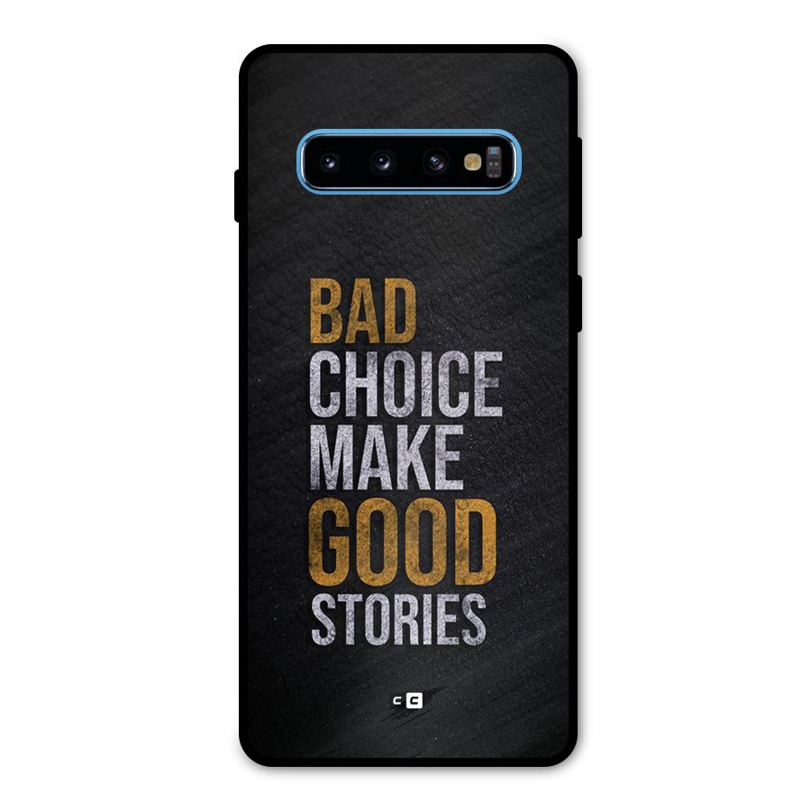 Make Good Stories Metal Back Case for Galaxy S10