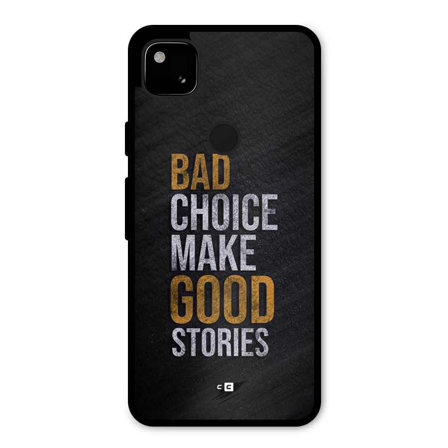 Make Good Stories Metal Back Case for Google Pixel 4a