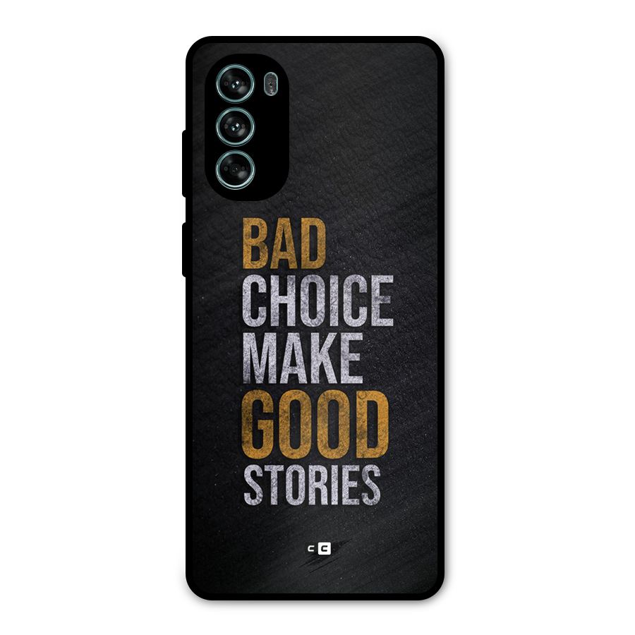 Make Good Stories Metal Back Case for Moto G62