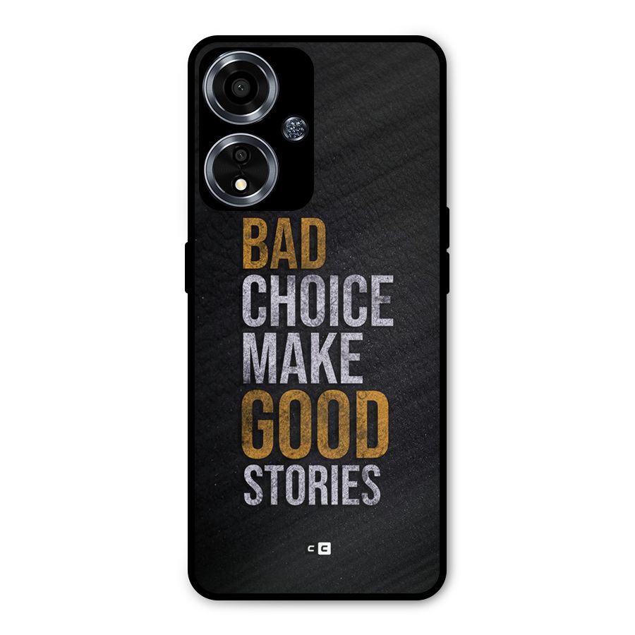 Make Good Stories Metal Back Case for Oppo A59