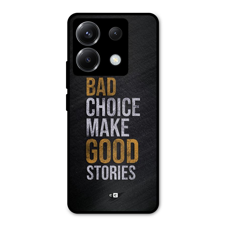 Make Good Stories Metal Back Case for Poco X6
