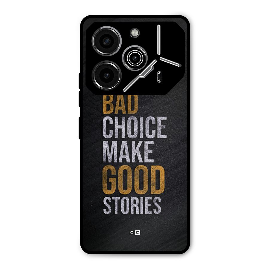 Make Good Stories Metal Back Case for Tecno Pova 6 Pro