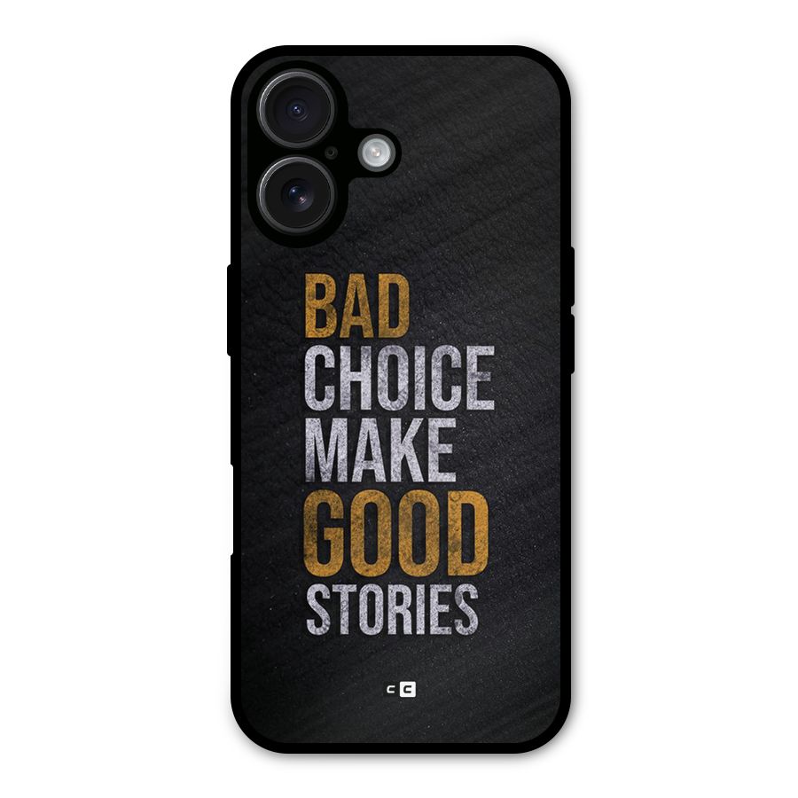 Make Good Stories Metal Back Case for iPhone 16