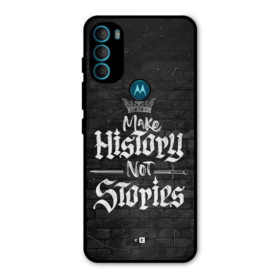 Make History Metal Back Case for Moto G71 5G