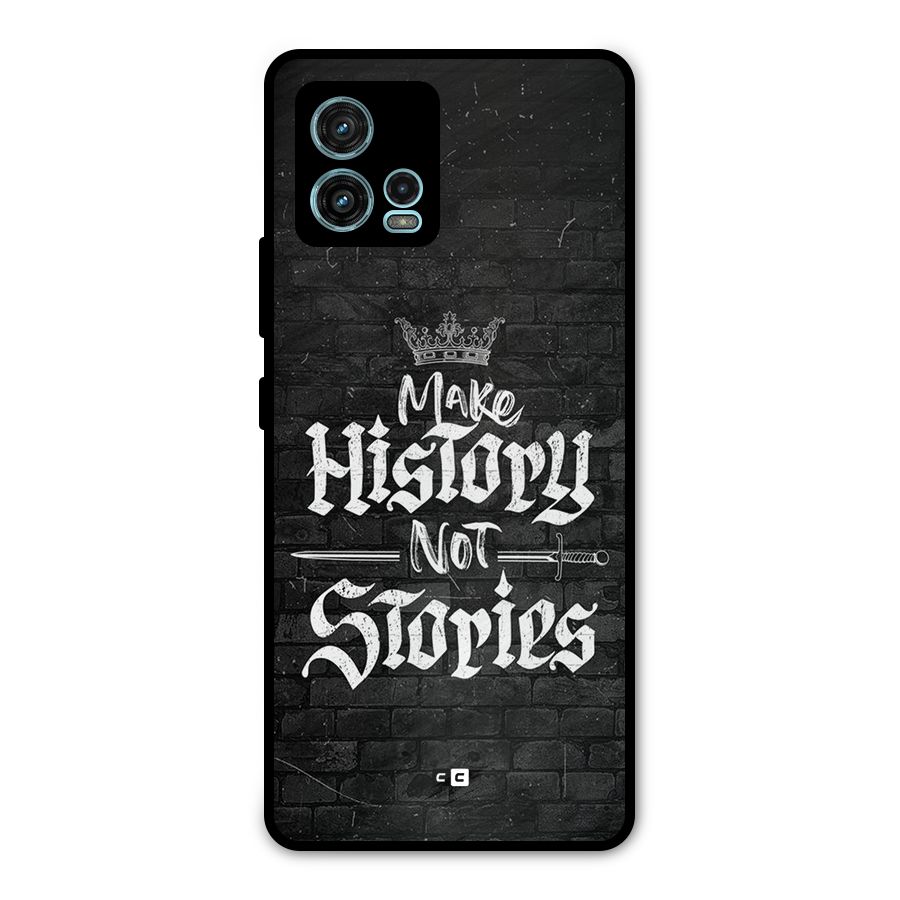 Make History Metal Back Case for Moto G72
